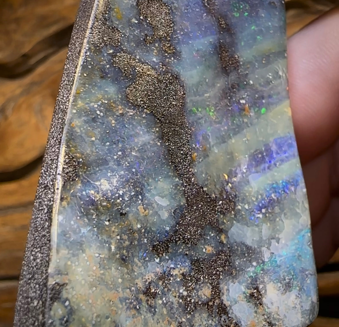 231.4cts - Large Australian Boulder Seam Opal - Opal Whisperers