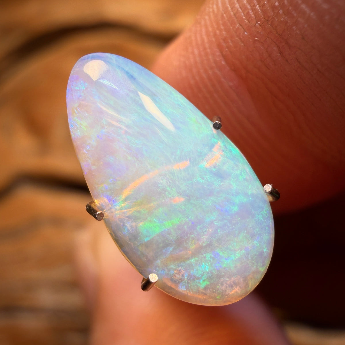 TGIF 2.3cts - Solid Australian Boulder Pipe Crystal Opal