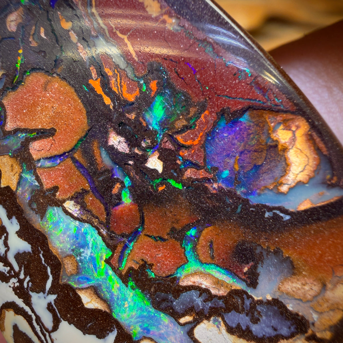 103.3cts - TOP Tribal Australian Boulder Opal from Yowah