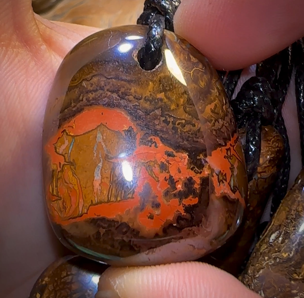 🔒10x Drilled Boulder Opals. Bulk Wholesale Dealers Parcel BARGAIN