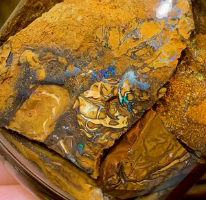 126.4g - Jar of Rough Australian Boulder Opal