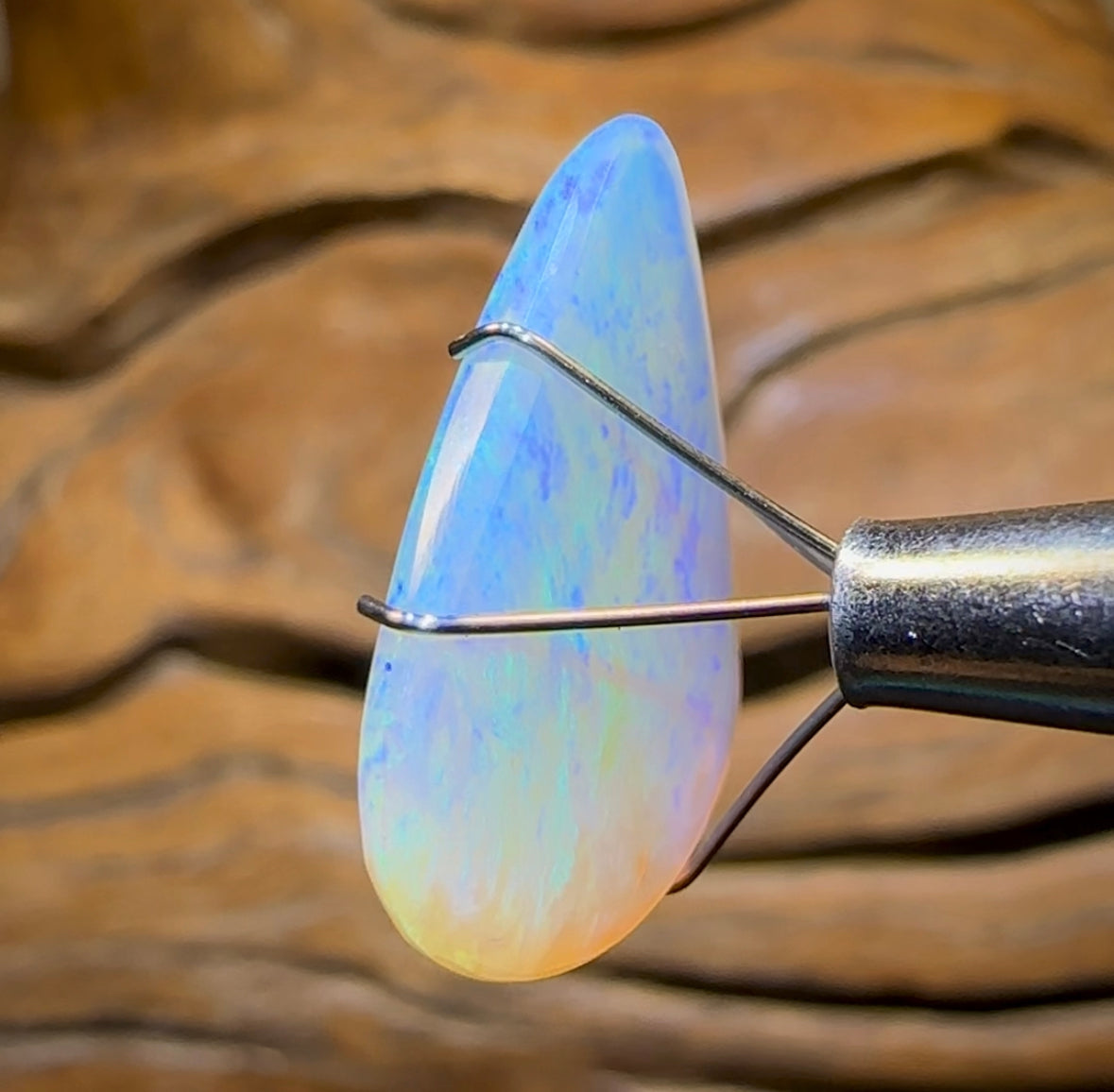 8.6cts - “Portal of Light” Yowah Nut Pure Crystal Opal Old Material Super Rare - Opal Whisperers