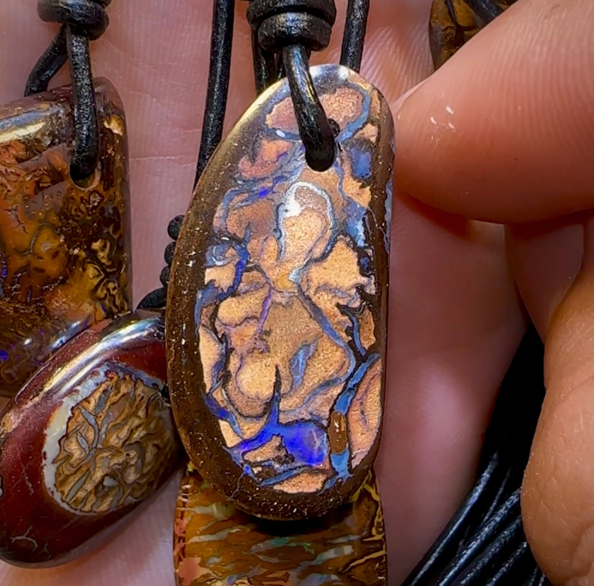 10x Drilled Yowah Boulder Opals. Bulk Wholesale Dealers Package BARGAIN - Opal Whisperers