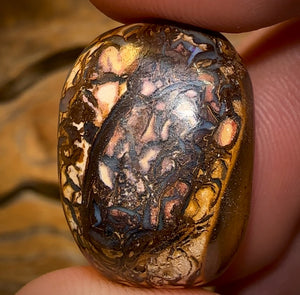 Auction Fall-Through = Your Gain! 🔥 Now More Than 50% Off RRP 🚨 24 x 17mm - Drilled Tribal Queensland Boulder Opal Bead VERY LIMITED