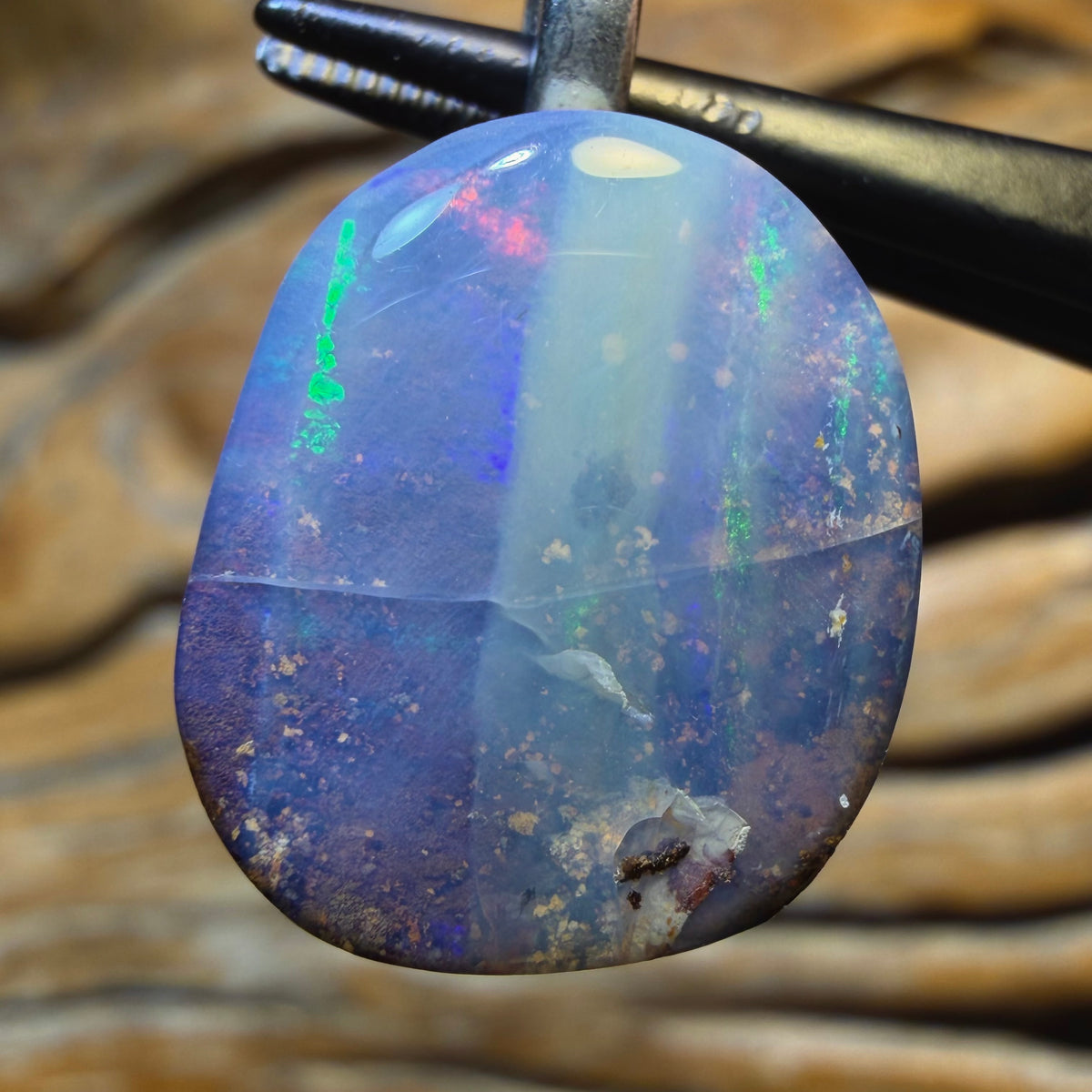 📣 OPALFEST 🔨 AUCTION 🔨 No Reserve 24.1cts - Solid Queensland Boulder Opal Pendant