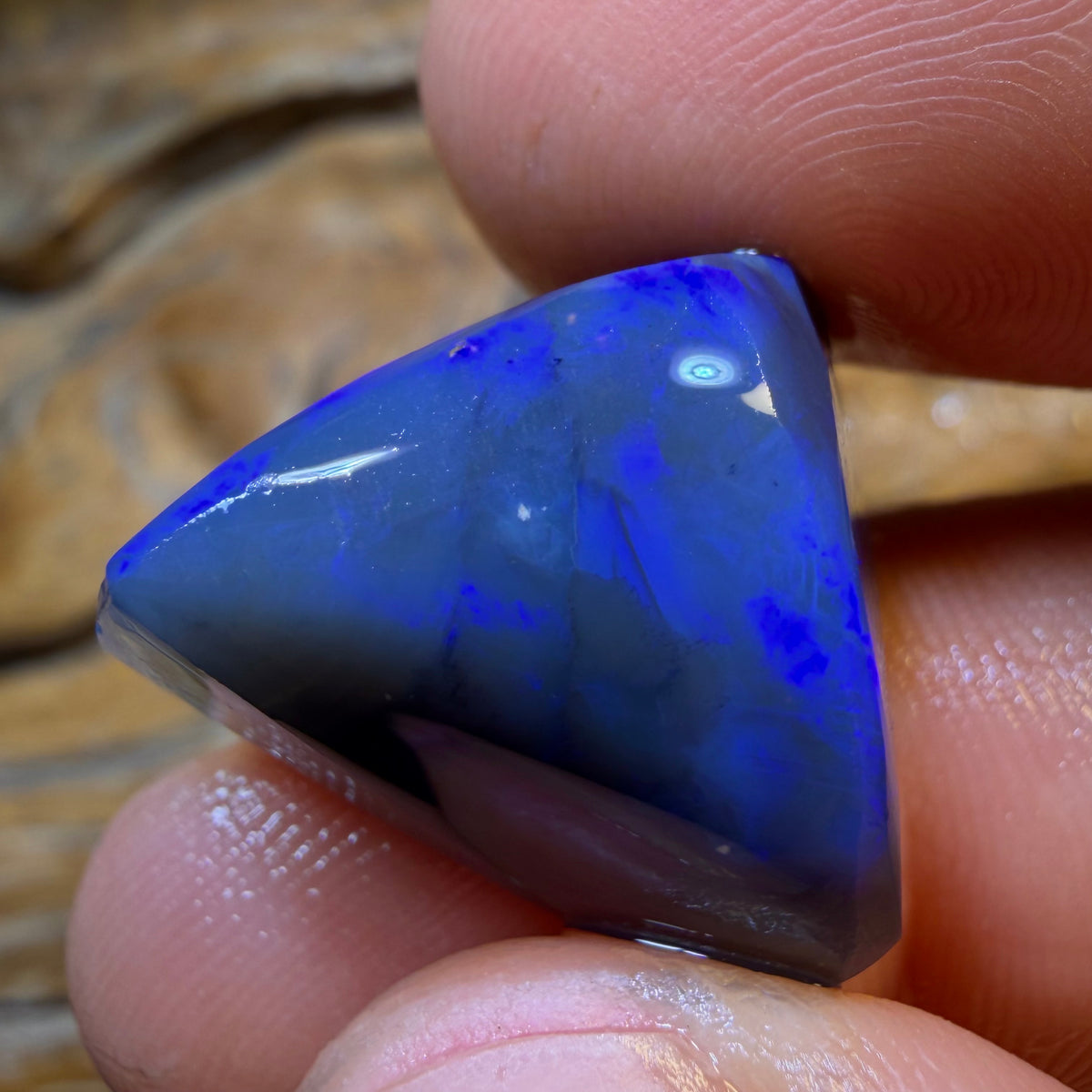 TGIF 28.4cts - Lightning Ridge Black Opal Rough Piece