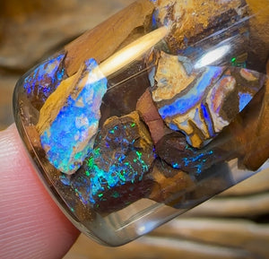 124.2cts - Vial of Boulder Opal Rough - Opal Whisperers