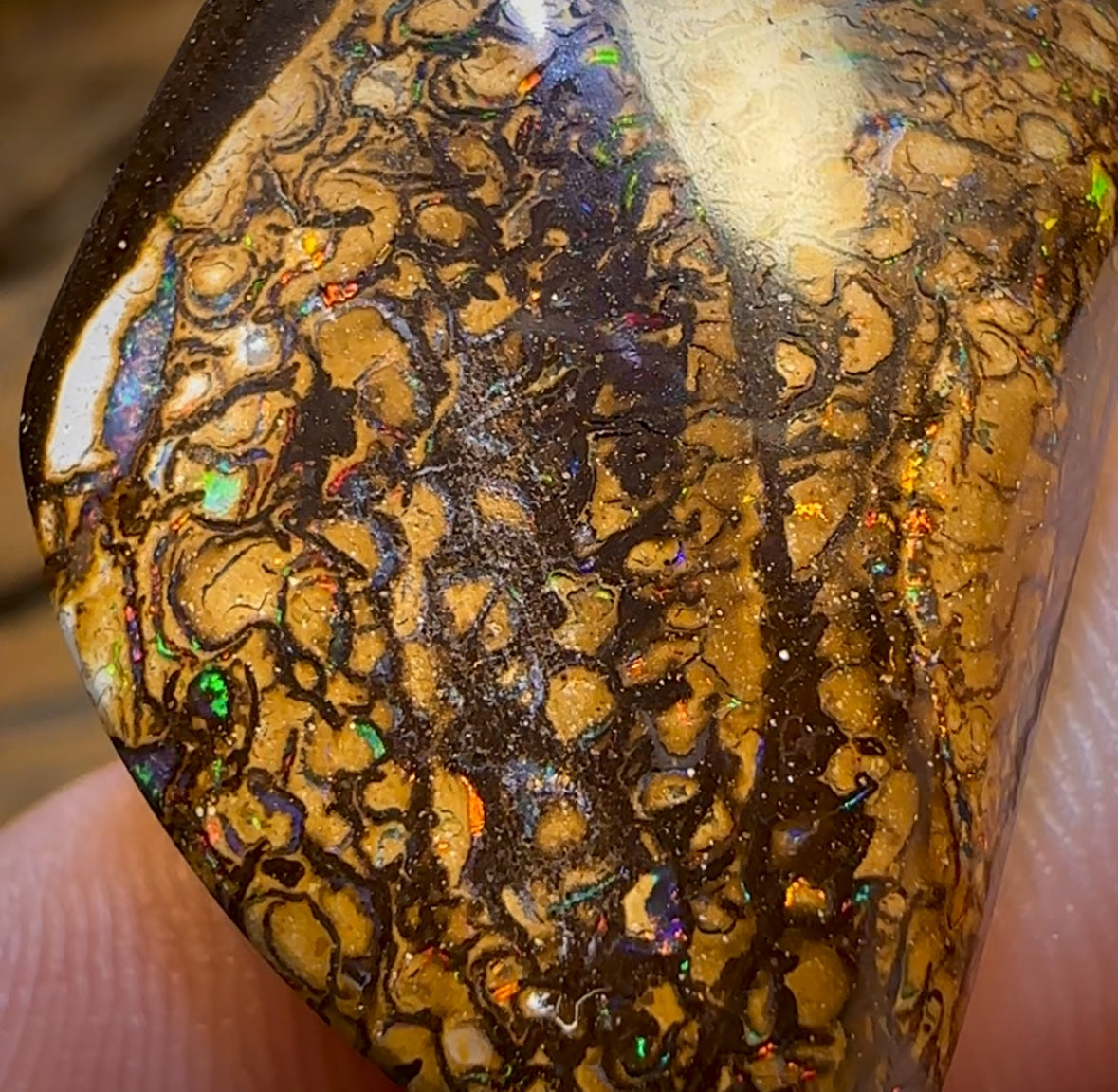 53.6cts - Tribal Australian Boulder Opal from Yowah