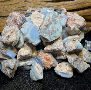 9x Pieces of Lightning Ridge Potch and Colour Rough Opal Parcels. BULK LISTING