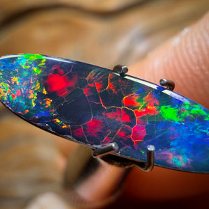1.6cts - “Solar Flare” Australian Boulder Opal Doublet