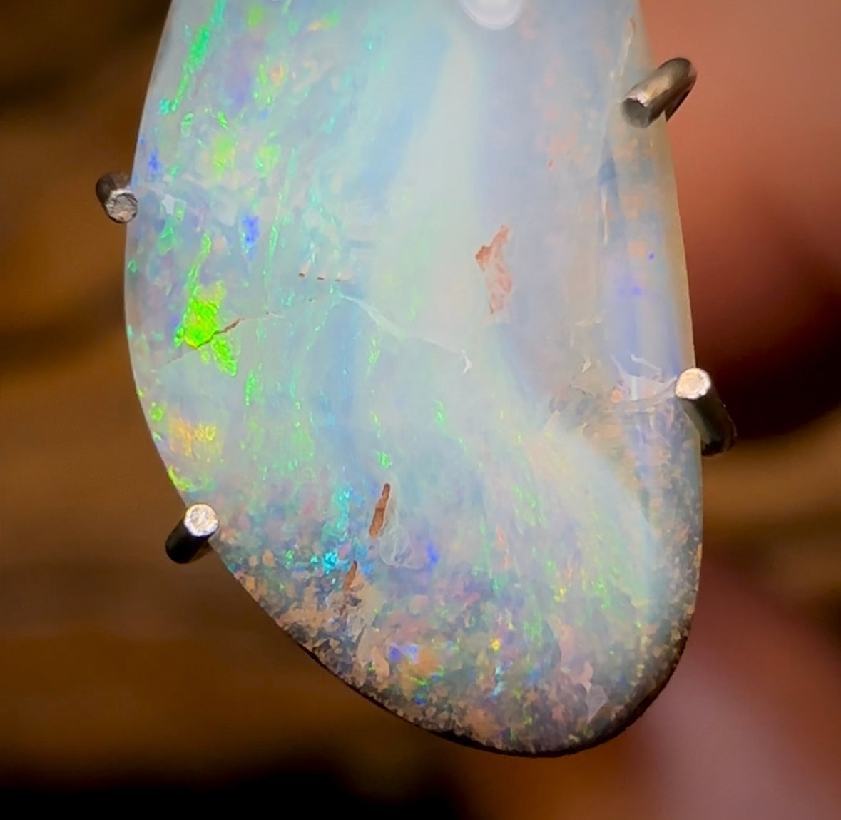 2.1cts - “Milky Way”Queensland Boulder Seam Opal