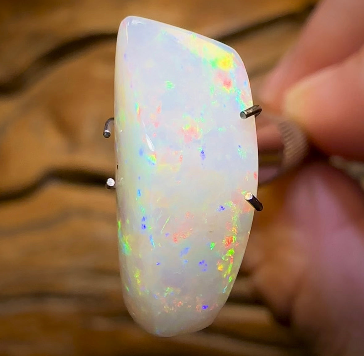 4.6cts - South Australian Light Opal Crystal from Coober Pedy - Opal Whisperers
