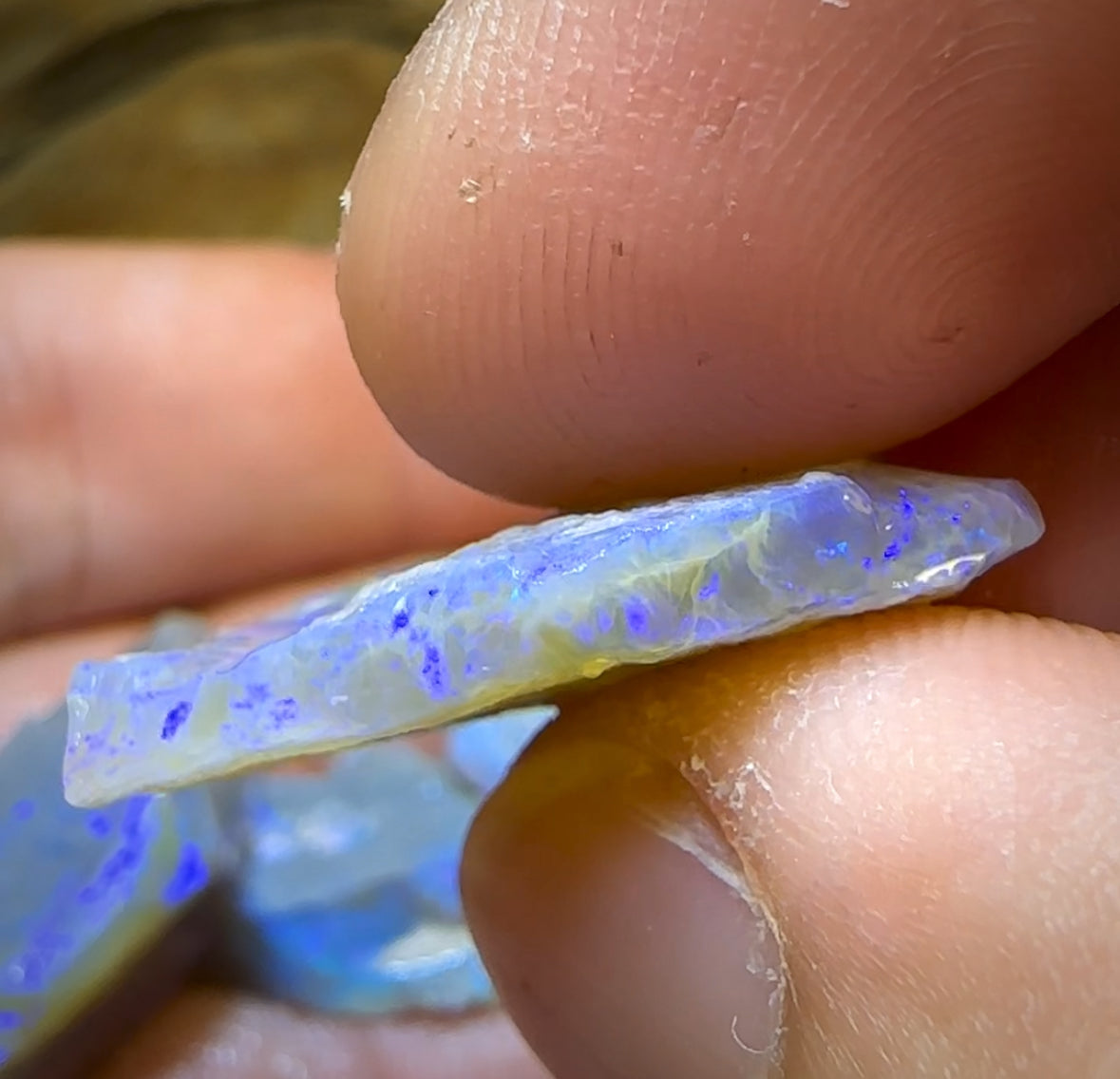 58.5cts - 4x Lightning Ridge Opal Rough Parcel