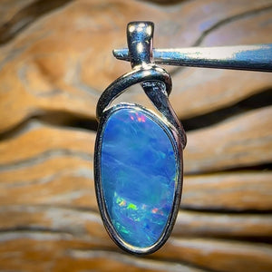 🔒Sterling Silver - WHOLESALE 9 PIECE PENDANT PARCEL. Australian Boulder Opal Doublet Jewellery