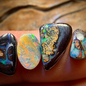 🔒15.4cts - 6x Australian Boulder Opal’s. Wholesale Dealers Parcel