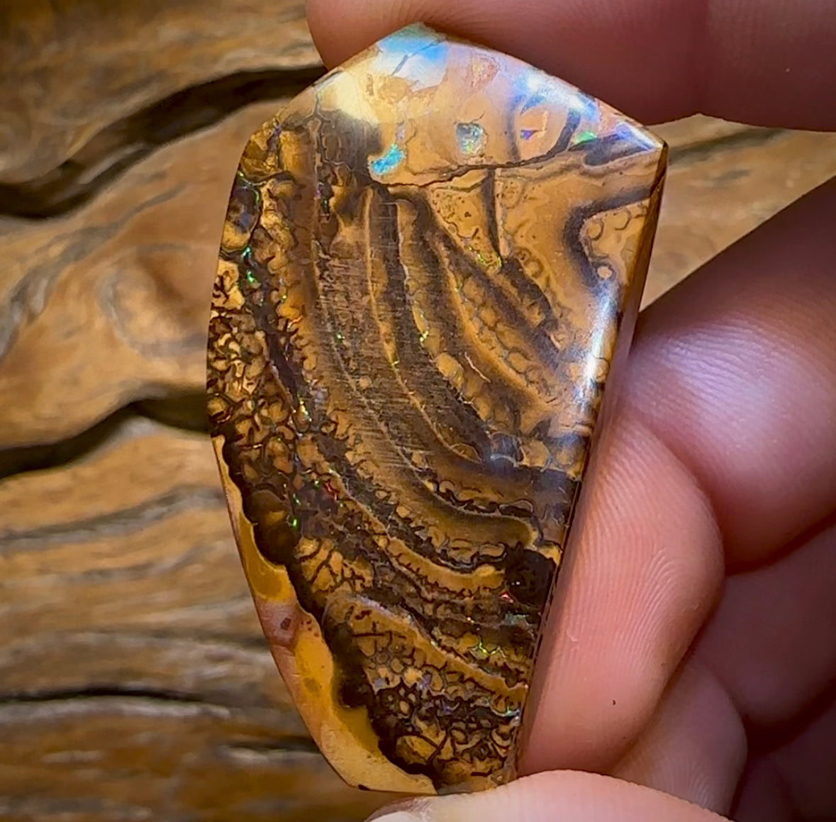 84.4cts - Big Double Sided Australian Boulder Opal. Yowah Tribal Bargain - Opal Whisperers
