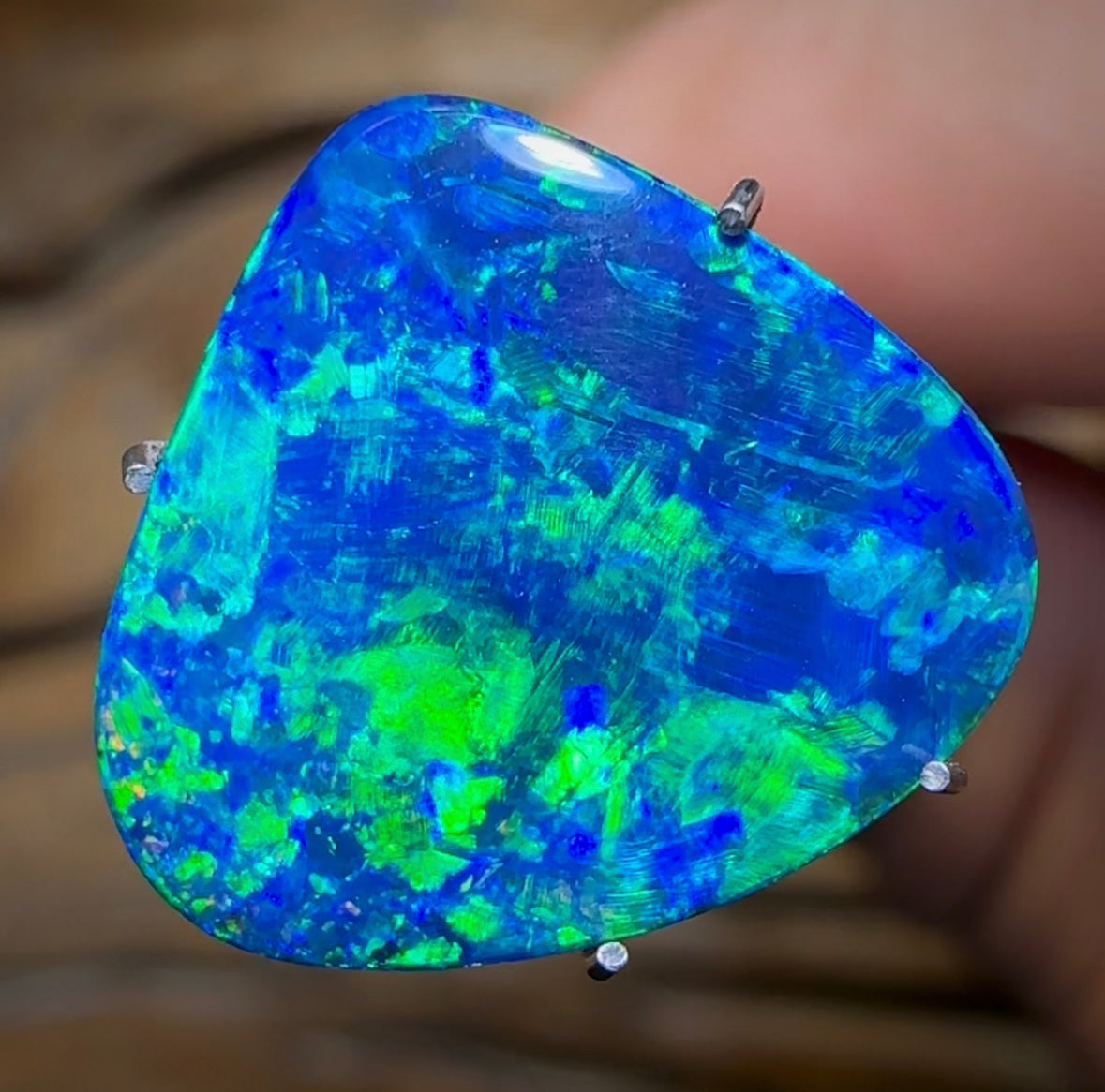 4.5cts - TOP Australian Boulder Opal Doublet - Opal Whisperers