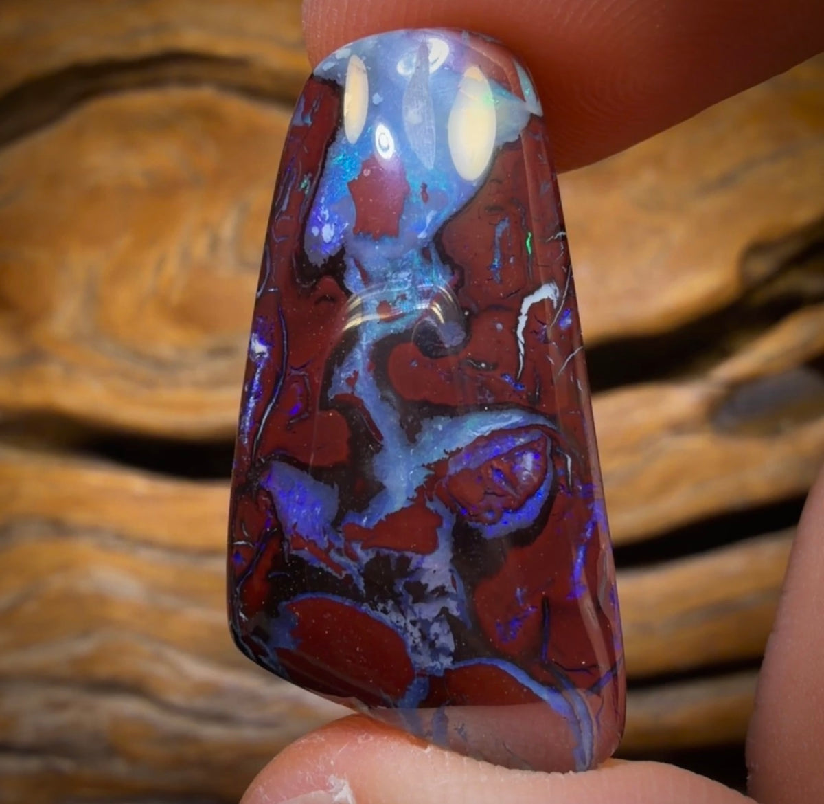 51.3cts - Tribal Australian Boulder Opal from Koroit