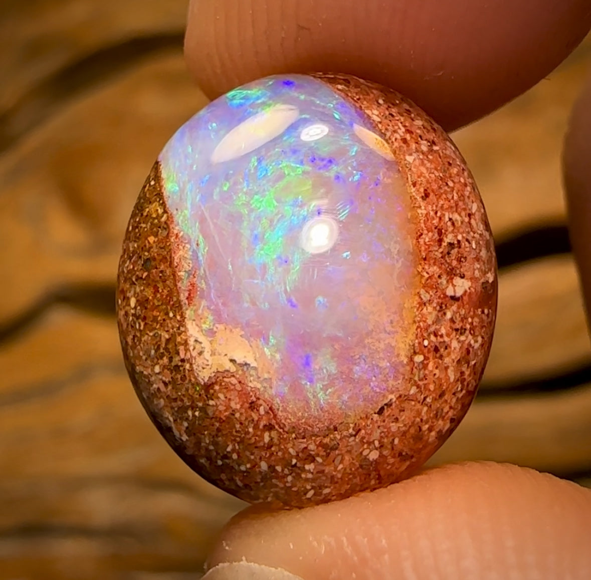 9.4cts - Solid Australian Boulder Pipe Opal Banger