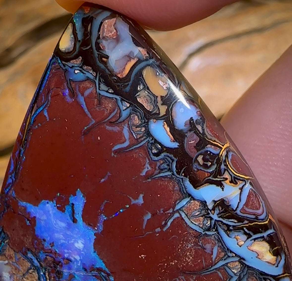 120.1cts - Tribal Queensland Boulder Opal - Opal Whisperers