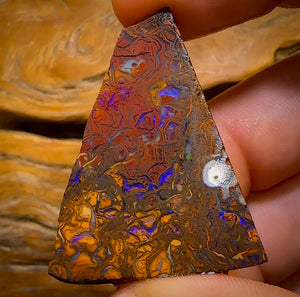 140.5cts - Tribal Split 1 Yowah Nut Opal Rough Piece. Australian Opal
