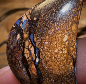 54.6cts - Double Sided Queensland Boulder Opal. Yowah Tribal - Opal Whisperers