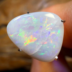 90% Off Wild Card! 2.2cts - South Australian White Opal from Coober Pedy Inclusion