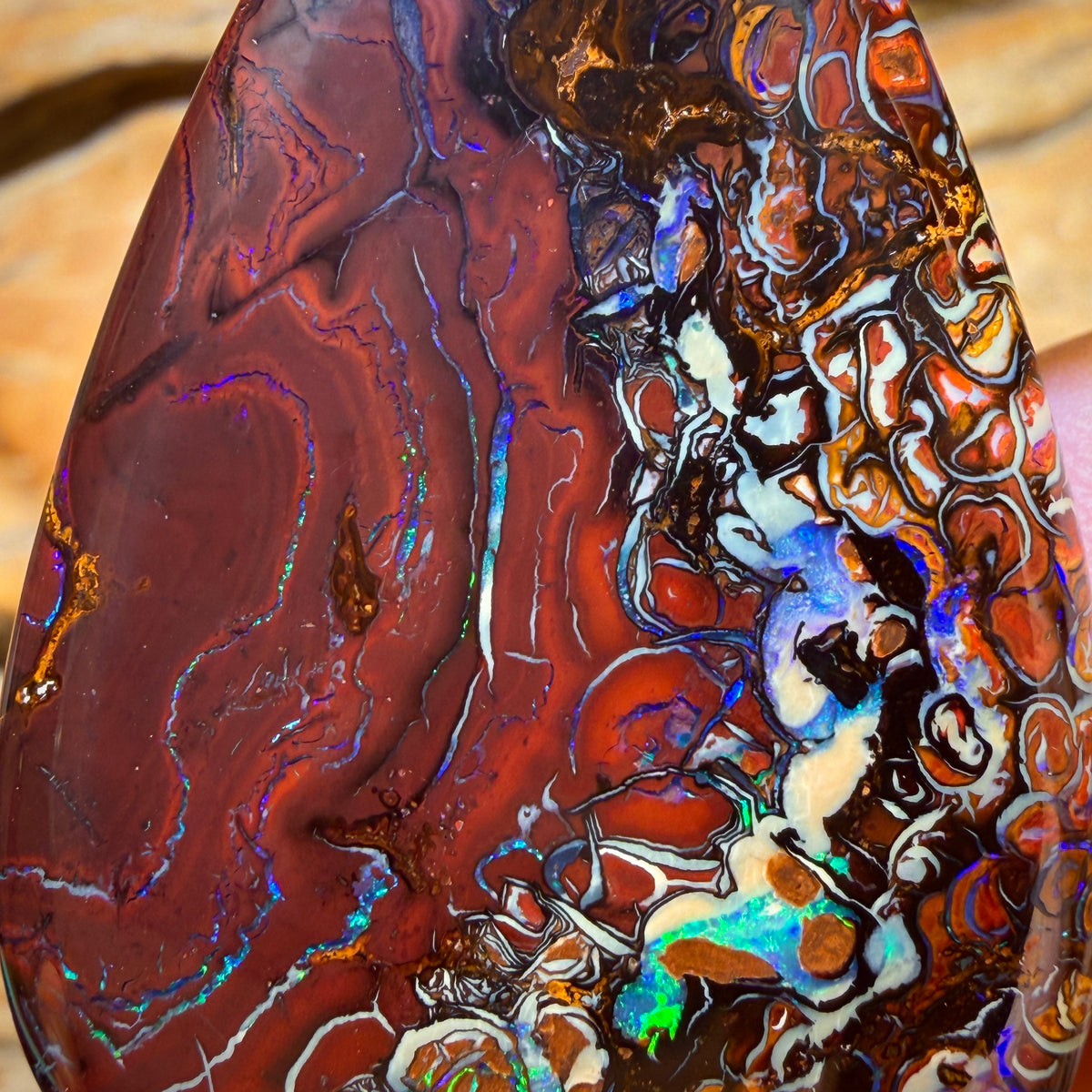 $1000 Off Card! 96.7cts - Top Tribal Queensland Boulder Opal from Koroit