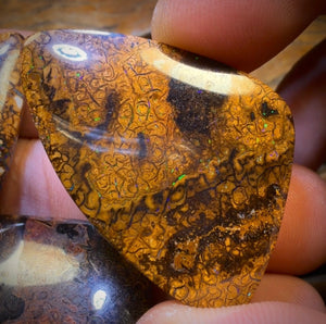 135.1cts - 3x Australian Tribal Boulder Opal’s. Wholesale Dealers Parcel