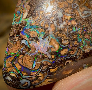 42.9cts - Yowah Nut Opal. Tribal Pattern Spot the Pictures, Bargain