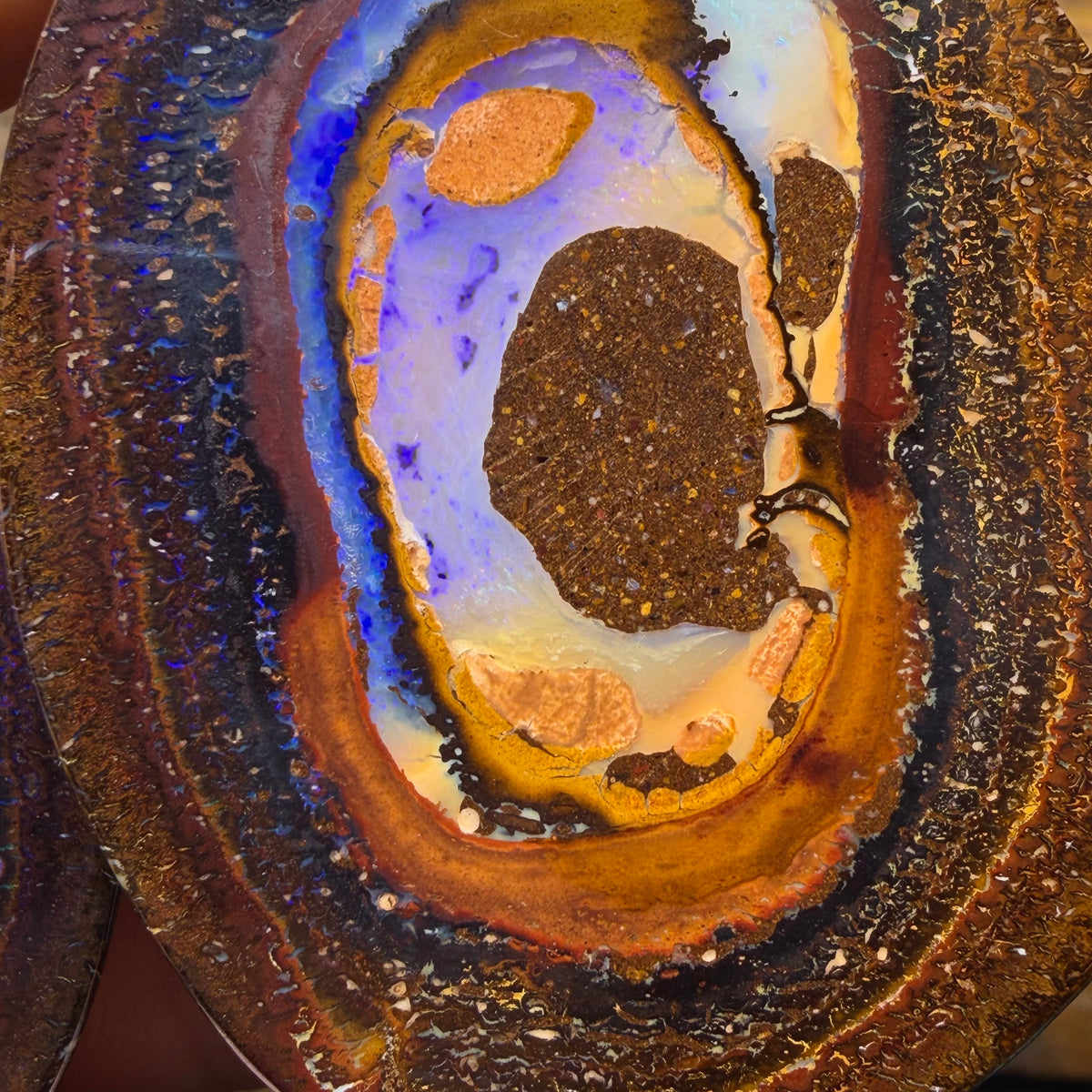 Opalfest Wildcard! 716.4cts - Rare Yowah Nut Crystal Centre Opal Specimen Pair. Polished