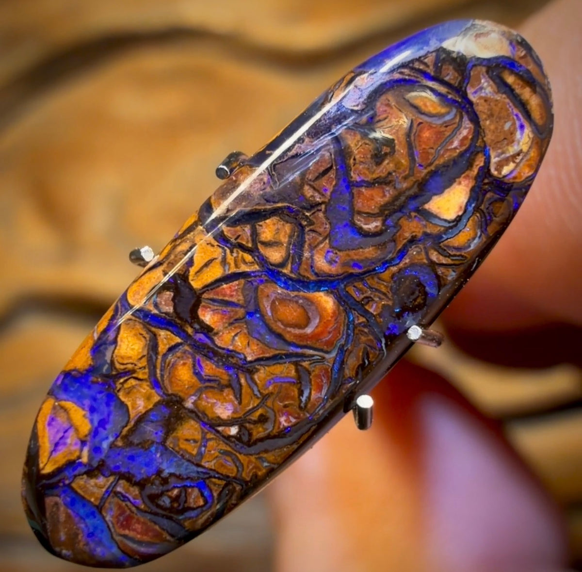 Wildcard! 5.25cts - Tribal Yowah Nut Opal. Australian Opal