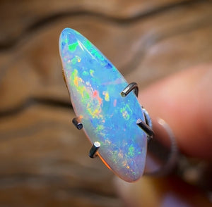 0.83cts - Top Quality Small But Sweet Solid GEM Australian Boulder Pipe Opal