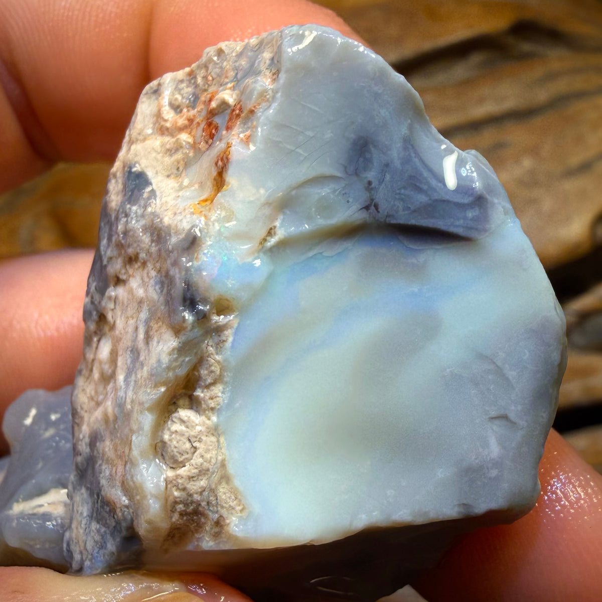 252.3cts - 3x Lightning Ridge Opal Rough Parcel