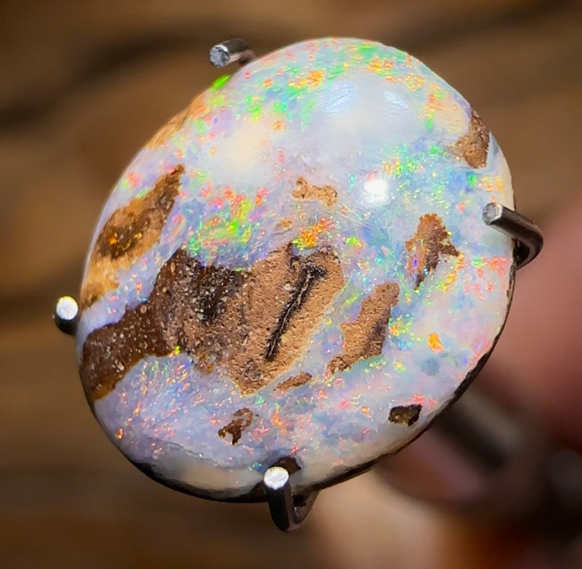 1.5cts - Australian Boulder Seam Opal - Opal Whisperers