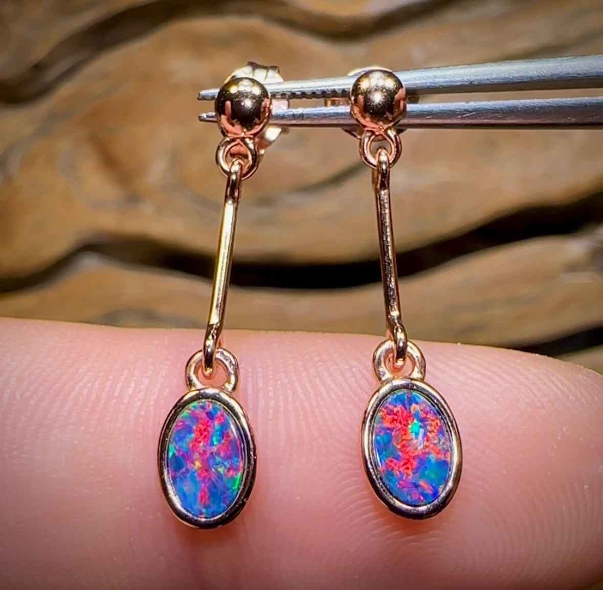 Sterling Silver - WHOLESALE 9 PIECE MIXED PARCEL. Australian Boulder Opal Doublet Jewellery - Opal Whisperers