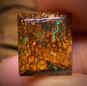 7.05cts - Yowah Nut Opal. Full Face / Tribal Double Sided