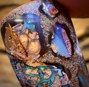 Wild Card Cluster Card! 23.8cts - Tribal Australian Boulder Opal from Yowah