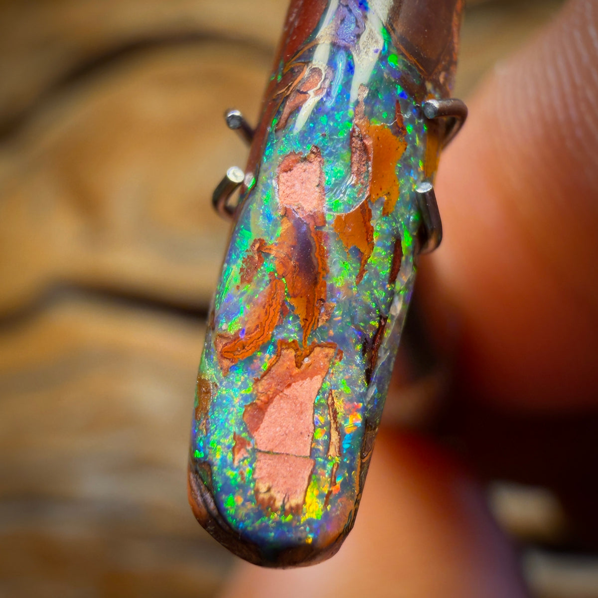 TGIF 2.9cts - Yowah Nut Tribal Opal. Australian Boulder Opal