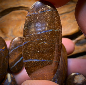 322.6cts - 10x Australian Boulder Seam Opal’s. Wholesale Dealers Parcel