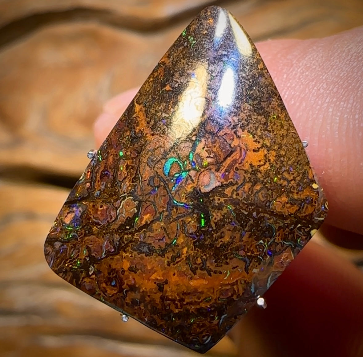13.3cts - Tribal Queensland Boulder Opal from Koroit