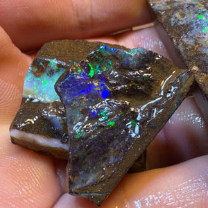 Chasin’ Colour! 187.5cts - 3x Australian Boulder Seam Opal Rough Parcel