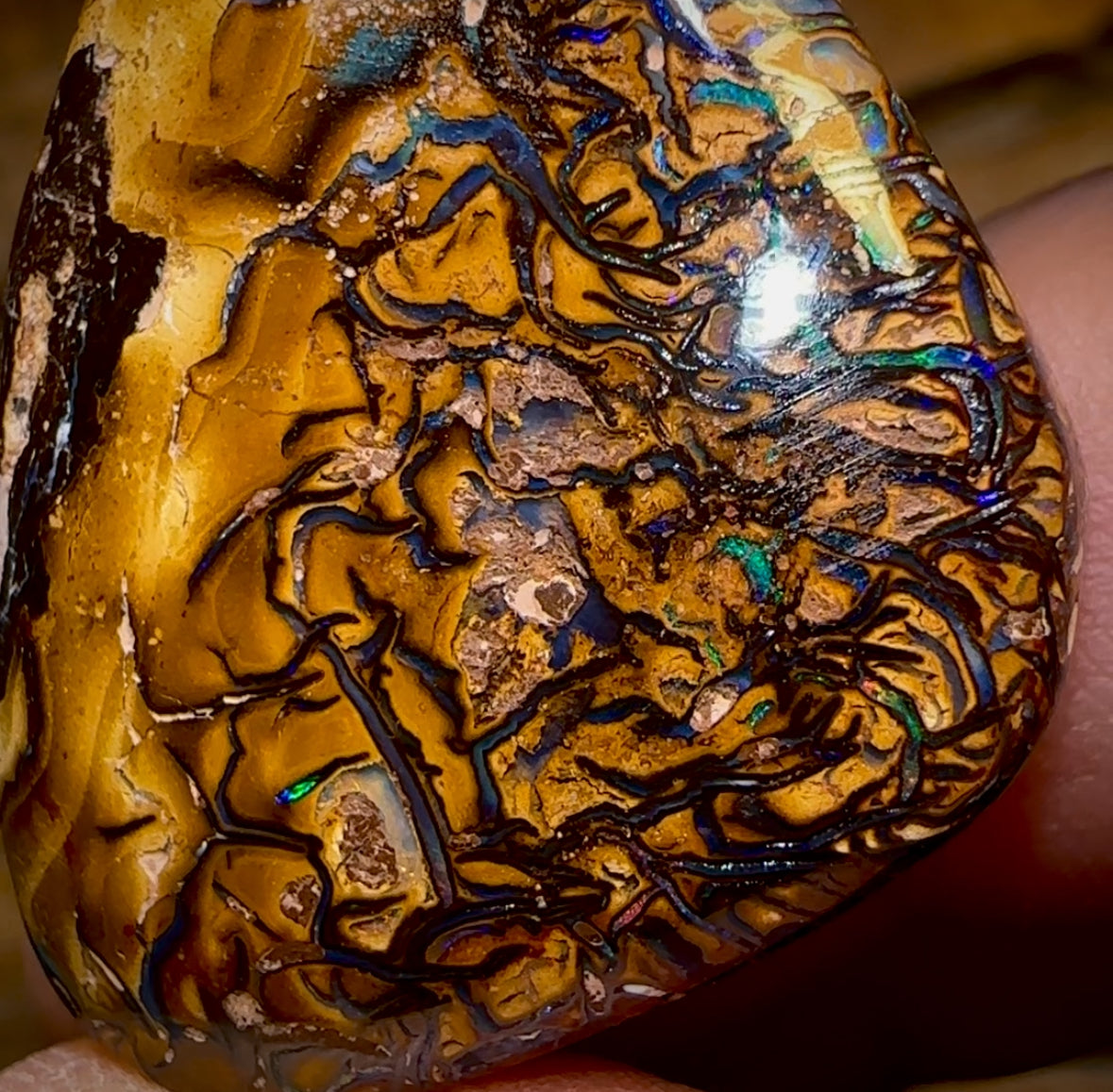 49.4cts - Tribal Queensland Boulder Opal from Yowah