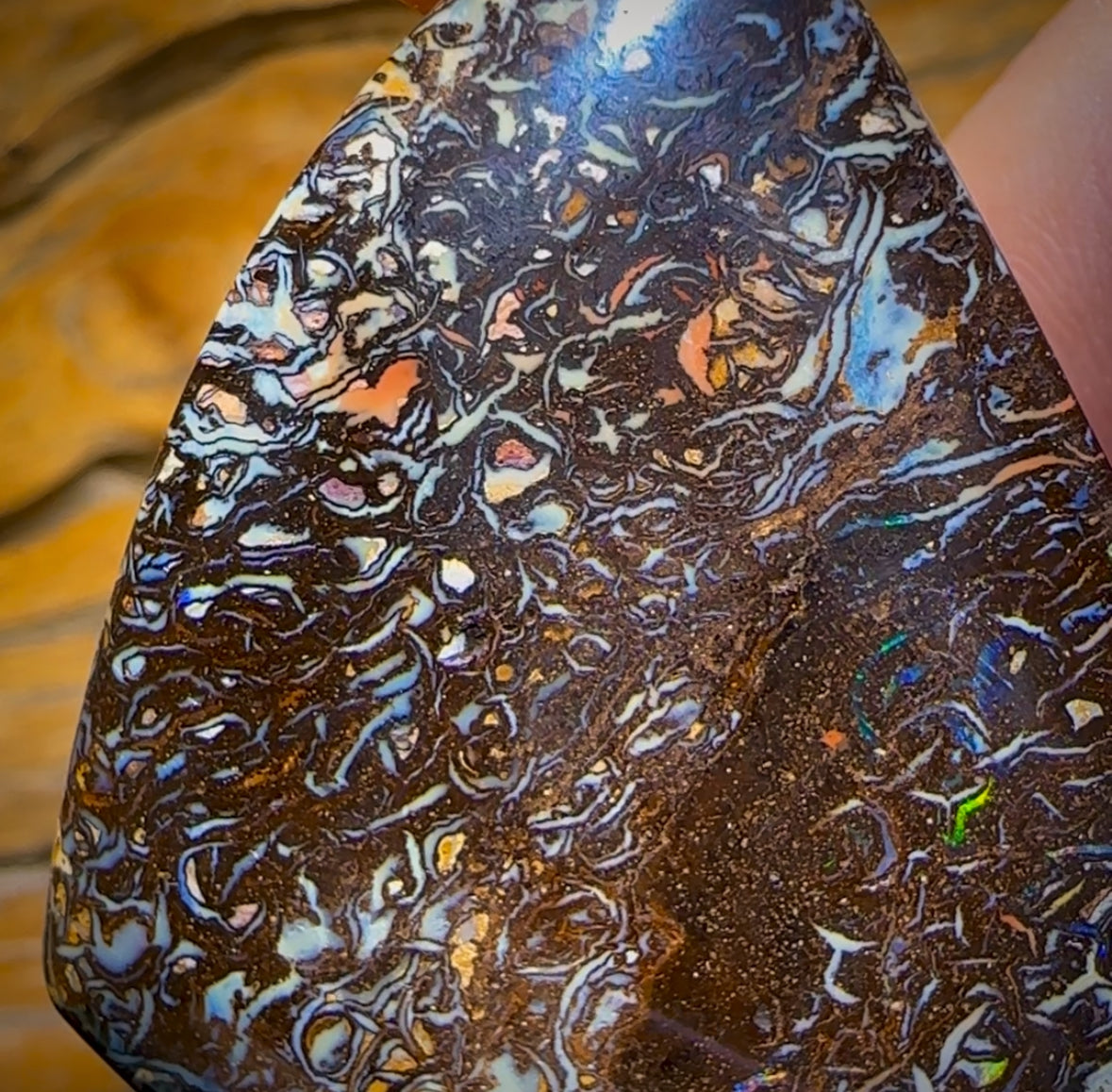 Auction Fall-Through = Your Gain! 🔥 Now More Than 50% Off RRP 🚨 448cts - Tribal Queensland Boulder Opal. Polished Specimen