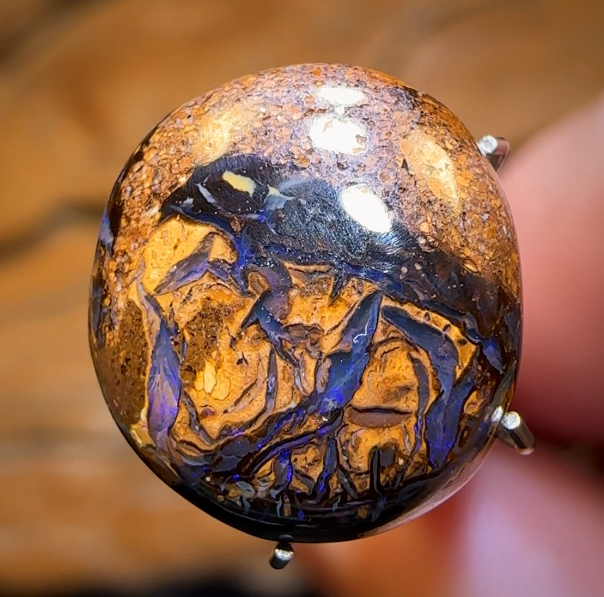 🔨 AUCTION 🔨 No Reserve 5.4cts - Tribal Queensland Boulder Opal from Yowah