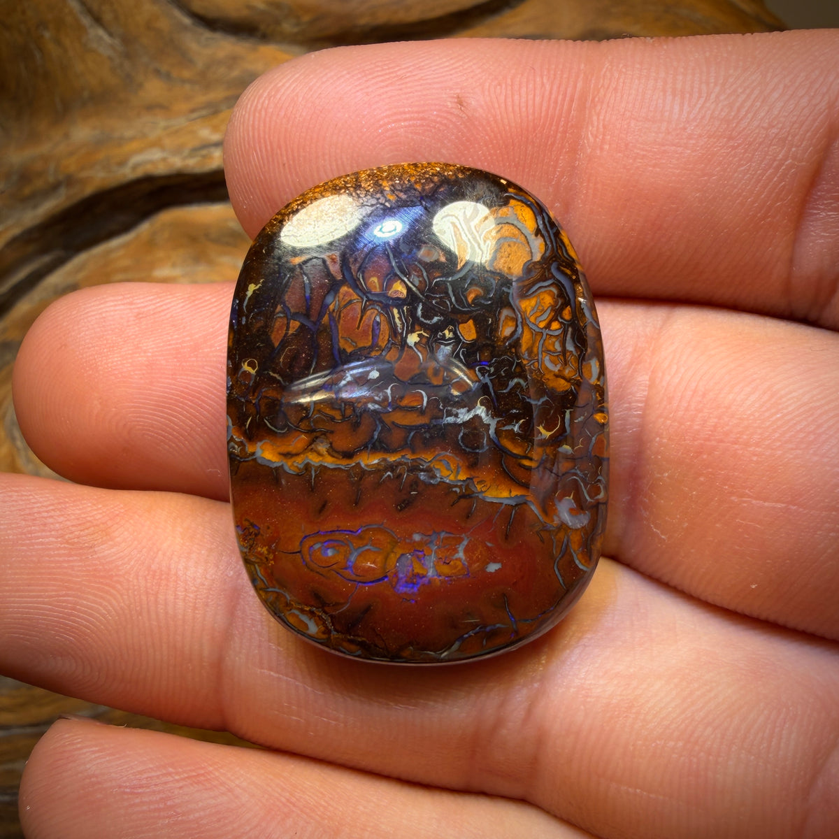 70.5cts - Tribal Queensland Boulder Opal from Yowah