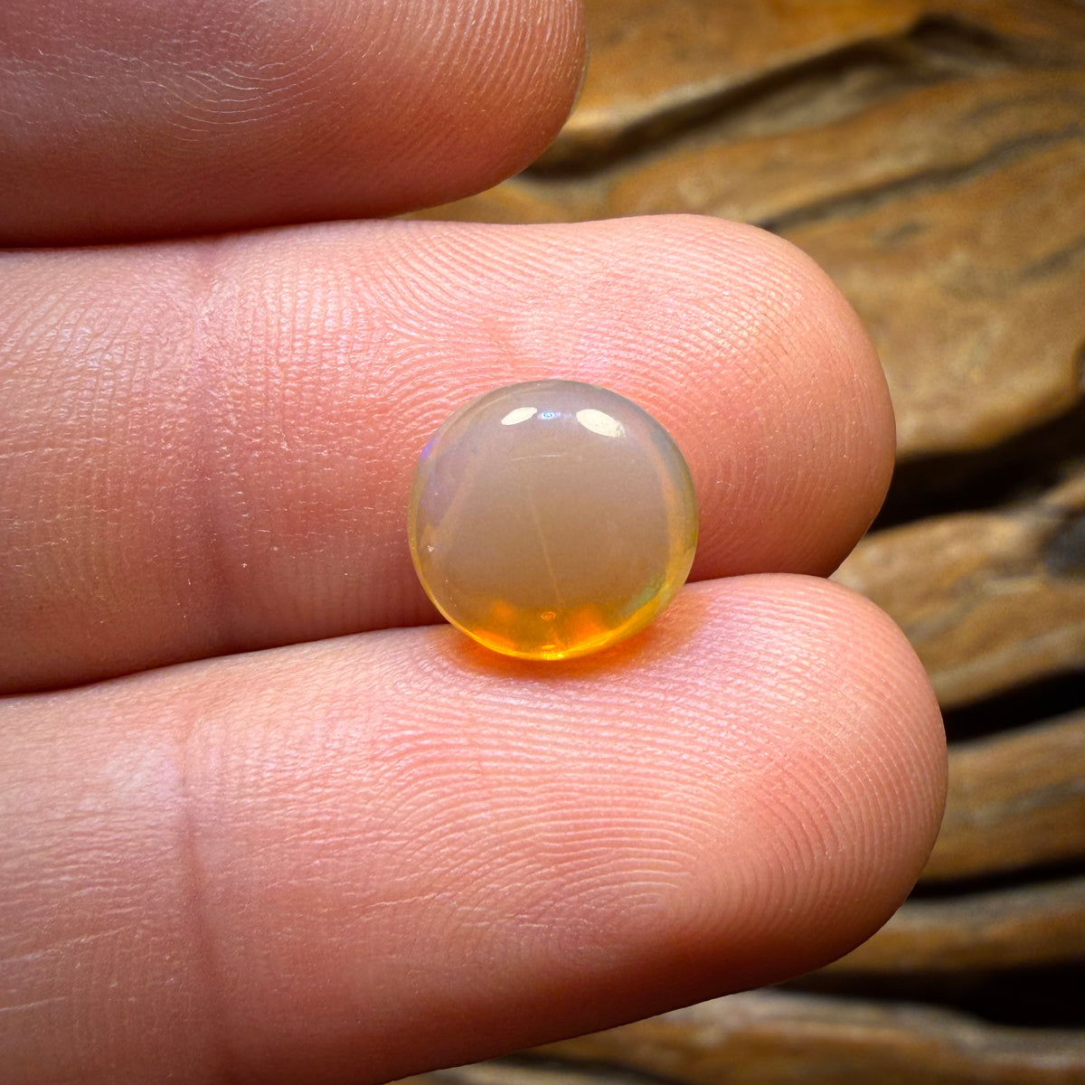 Opale cristalline Alex Auction 2,9 carats – Australie du Sud (Andamooka)