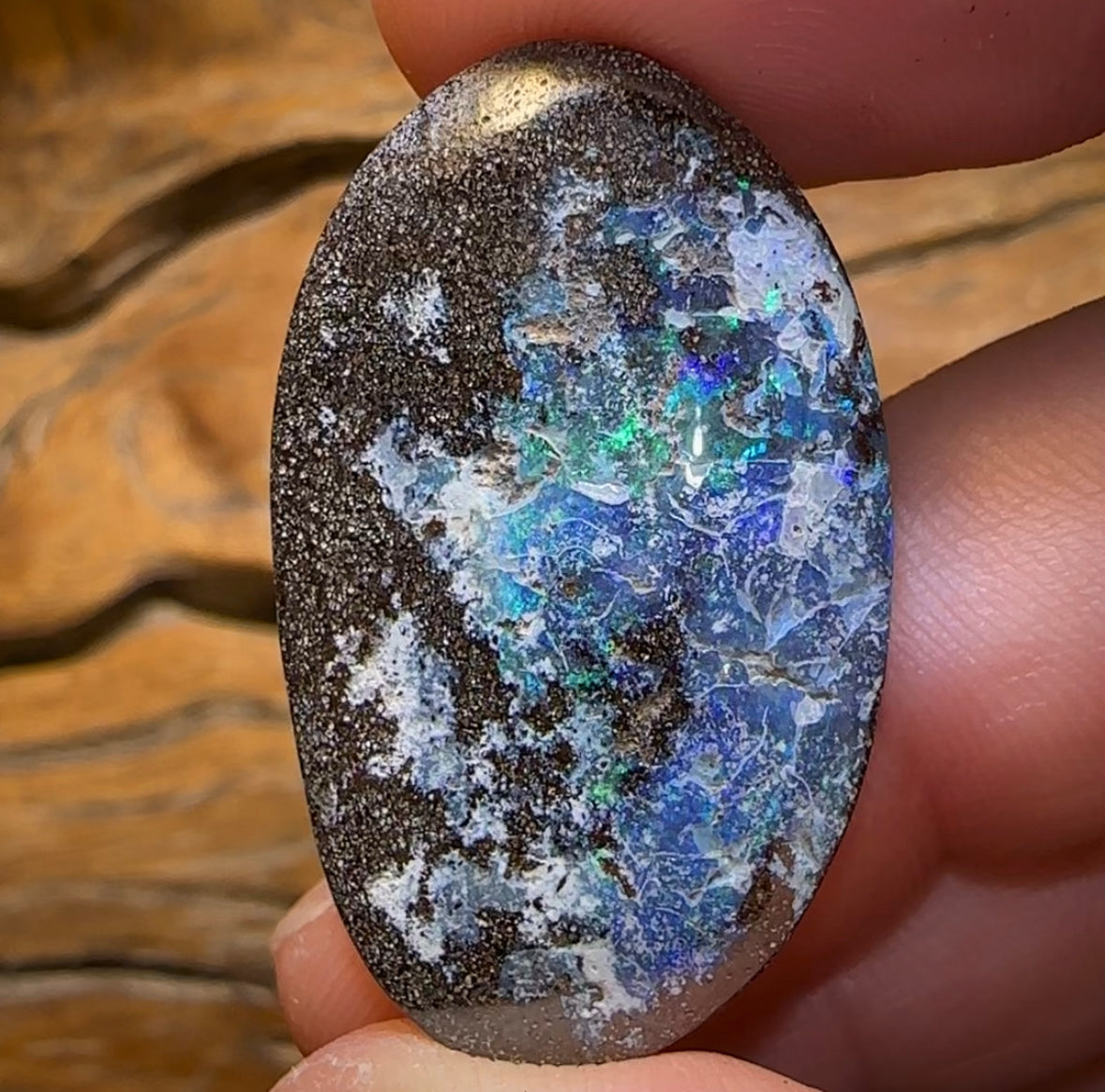 39.4cts - Queensland Boulder Seam Opal - Opal Whisperers