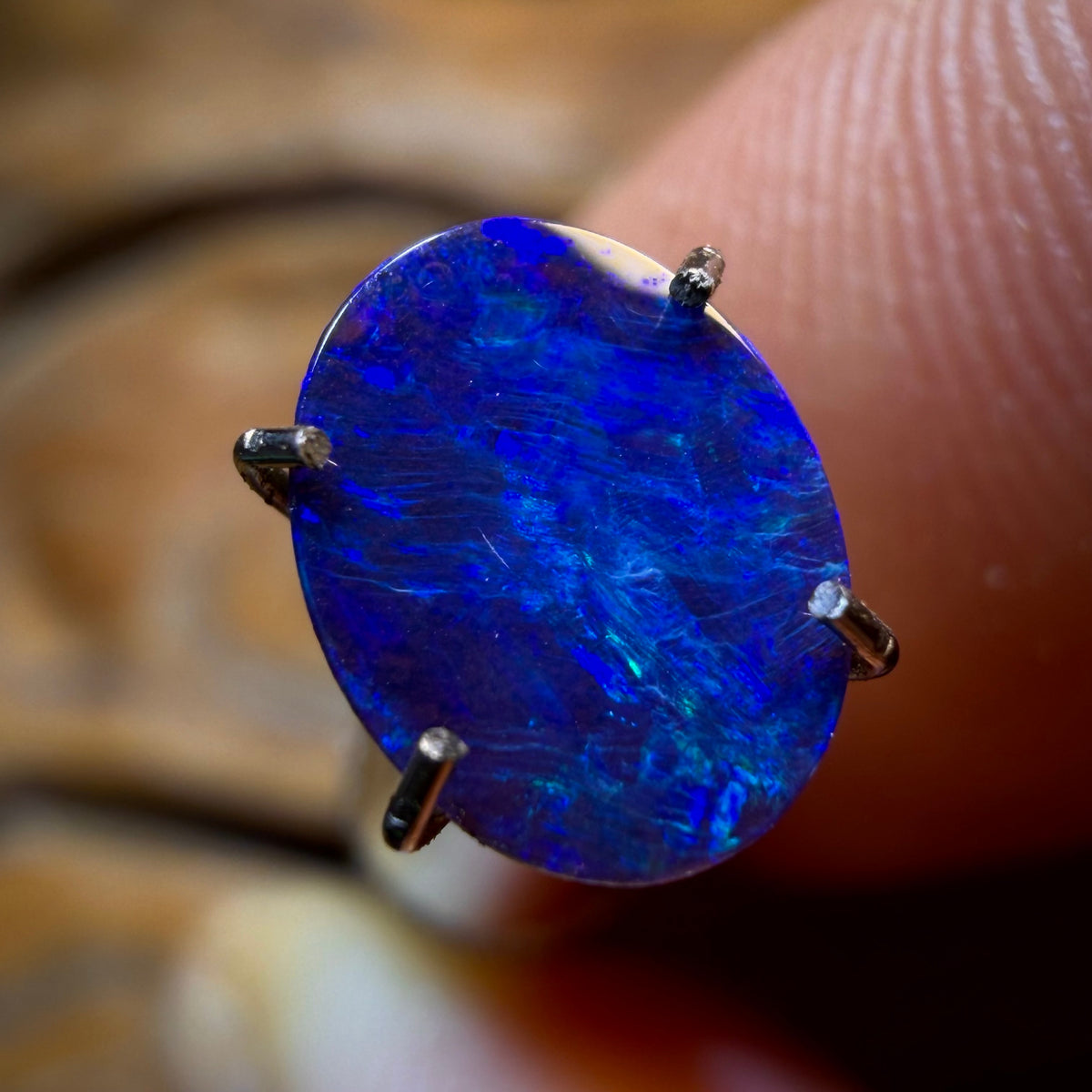 Dad Card! 0.8cts - Australian Boulder Opal Doublet