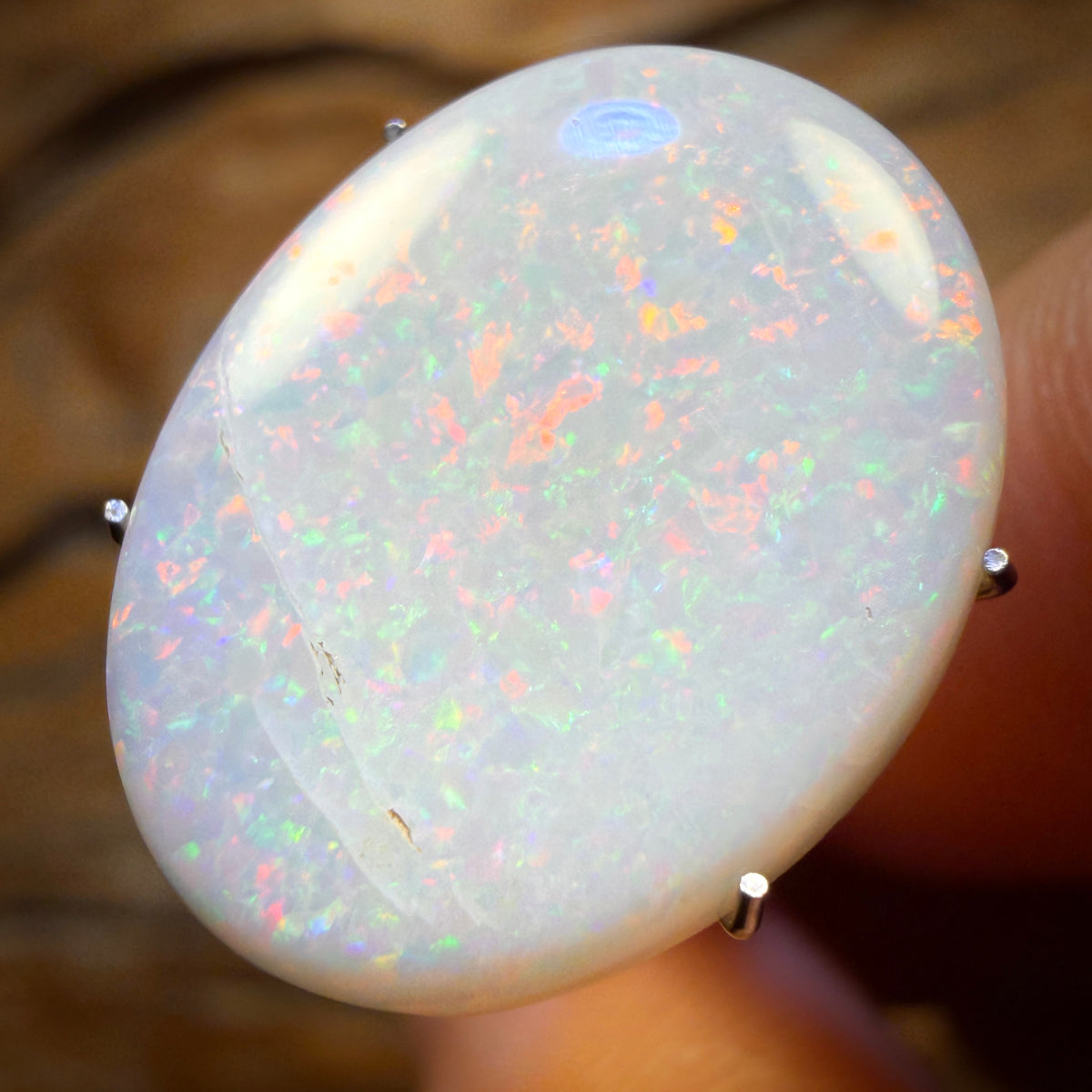 🔨 AUCTION 🔨 7.3cts - South Australian White Opal from Coober Pedy